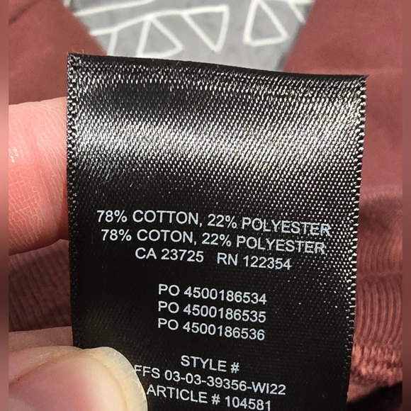 TNA Sweatfleece Cozy Fleece Quarter Zip Sweatshirt Size Large - Picture 6 of 6